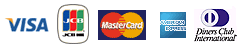 VISA,Master,JCB,AMEX,Diners